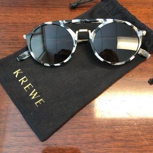Krewe Marigny Acetate & Metal Round Sunglasses